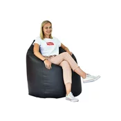 Sedežna vreča hruškasto črna EMI