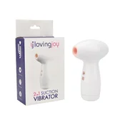 LOVING JOY KLITORALNI STIMULATOR Loving Joy 2in1 White