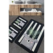 Lessentiel Maison Set 3 prostirke za kupatilo Šareni