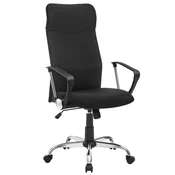 Songmics Pisarnaški stol, OBN034B01, 58x59x114.7-122.7 cm, črn