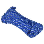 vidaXL Večnamenska uporabna vrv 3 mm 100 m Modra PP