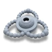 Silikonska grickalica-zvecka Lorelli Premium - Grey