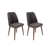 Hanah Home Set stolica Tutku-341 V2, 62x75x51.5 cm, 2 komada, Sive