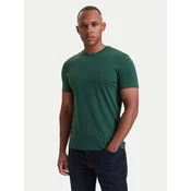Tommy Jeans Majica mornarska / zelena / bela