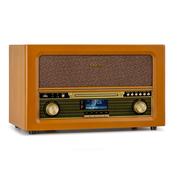 Auna Belle Epoque 1906 DAB, retro stereo sistem, radio, DAB radio, UKW radio, predvajanje MP3, BT (Belle Ep 1906 DAB WD)