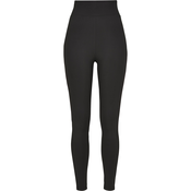 Womens high-waisted leggings black