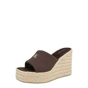 Calvin Klein Nizki natikači Wedge Espadrille črna