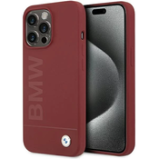 BMW BMHMP15XSLBLRE iPhone 15 Pro Max 6.7 red hardcase Silicone Big Logo MagSafe (BMHMP15XSLBLRE)