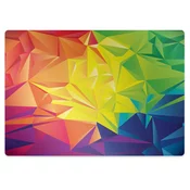 Decormat Podloga za stol Barvna abstrakcija 120x90 cm 2 cm