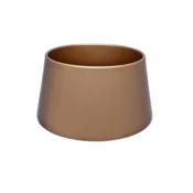 Cvetlični lonček za pokopališče s sijajnim zlatom 22 cm