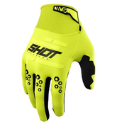 Motocross rukavice Shot Vision fluo žute rasprodaja výprodej