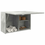Kupaonski zidni ormaric beton sivi 60x25x40cm konstruirano drvo