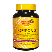 Natural Wealth Omega 3 1000 mg, 100 mehkih kapsul