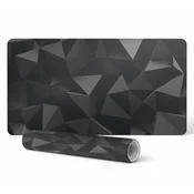 shumee Elegantna dekorativna podloga za pisalno mizo z geometrijskimi 3D enotami 100x50 cm