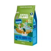 ANIMAL ISLAND Adult Medium Losos, suha hrana za pse, 12 kg