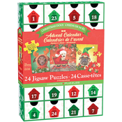 Eurographics - Puzzle Adventni koledar - božični psi 24x50 - 40 - 99 kosov