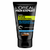 Piling za Lice Pure Charcoal LOreal Make Up Men Expert (100 ml) 100 ml