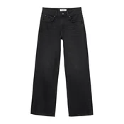 Pull&Bear Kavbojke črn denim