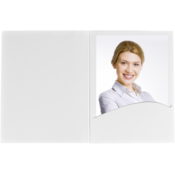 1x100 Daiber Portrait folders Profi-Line 10x15 white matte