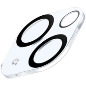 Cellularline Camera Lens iph15/15+ za Prozirno zaštitno staklo kameru