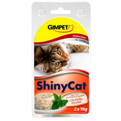 GimCat ShinyCat piščanec 2x70 g