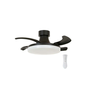 Beacon Lighting Beacon LED stropni ventilator Fanaway Orbit črn 91 cm tih - Dnevna soba / jedilnica - Sodobni - črna, bela - Kovina