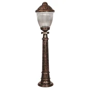 Opviq Spoljna lampa BSU-68210-BKR-B, 100 cm, Podna, IP65, E27, 60W, Braon
