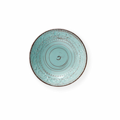 Turkizen keramični krožnik za juho Brandani Serendipity, ? 20 cm