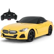 shumee Avto na daljinsko upravljanje BMW Z4 Roadster Rastar 1:18 rumene barve