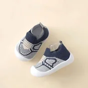 Udobni otroški copatki za hojo | MESHSTEPS, Mornarsko modra