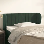 Vidaxl vidaXL Vzglavje s krilci temno zeleno 83x23x78/88 cm žamet