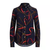 LAUREN RALPH LAUREN Srajca 200P03716001 Mornarsko modra Regular Fit