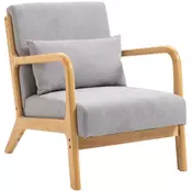 Homestar Lounge stol 61x78x76 cm siva