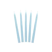 shumee Mat sveča v obliki stožca, modra, 24 cm (1 paket/10 kosov)