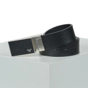 Emporio Armani  BELT REVERSIBLE SET  Črna