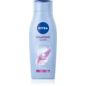 Nivea Diamond Gloss šampon za utrujene lase brez sijaja (Shampoo) 400 ml