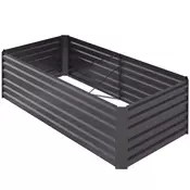 Homestar Dvignjena vrtna greda 180x90x59 cm siva