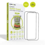 Mobile-origin Screen Guard with easy applicator, 2 pack - iPhone 16 Pro