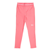 UNDER ARMOUR Športne hlače svetlo roza/bela