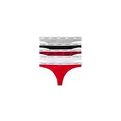 Calvin Klein Underwear Tangice pegasto siva / rdeča / karminsko rdeča / črna / bela