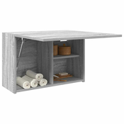 Kupaonski zidni ormaric sivi Sonoma 60x25x40 cm izradeno drvo