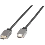 VIVANCO Vivanco HDMI priključni kabel HDMI-A vtič\, HDMI-A vtič 1.00 m črna 47171 HDMI kabel, (20419358)
