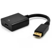 E-GREEN Adapter DisplayPort (M) - HDMI (F) crni