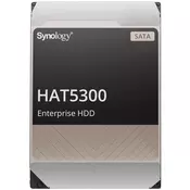 Synology HAT5300-16T 16TB 3.5 Enterprise HDD, 7.200 rpm, Buffer size : 256 MiB, SATA 6 Gbs, MTTF 2.5M hours, 5 year warranty ( HAT5300-16T