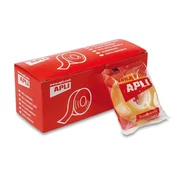 APLI prozoren lepilni trak, 12 mm x 33 m