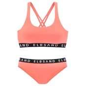 Elbsand Bikini  korala / črna / bela