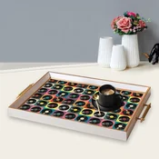 Aberto Design Poslužavnik TPB9904 50 x 29 x 3.5 cm, Šareni
