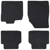 vidaXL Avto preproga 4 pcs Črna TPE