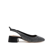 STEVE MADDEN Čevlji s peto in s paščki Smitten črna/transparentna
