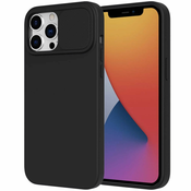 MG Privacy Lens silikonski ovitek za Samsung Galaxy A13 4G, črna